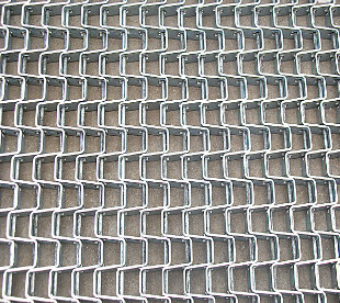 1.5mm 304 شبكة الصلب الحزام الناقل سلسلة ربط الحافة