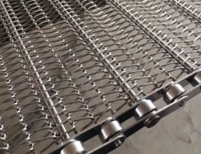 OEM الفولاذ المقاوم للصدأ وحدات شبكة أسلاك الحزام للناقل