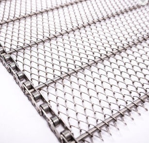 جودة  High Temperature Resistance Chain Drive Flat Flex Belt Wire Mesh for Conveyor مصنع