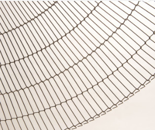 Flat Flex SS Wire Mesh حزام معدني لتبريد ناقل الكيك