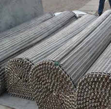 مقاومة للحرارة ورقة شبكة معدنية غرامة سلك القماش لحزام النقل