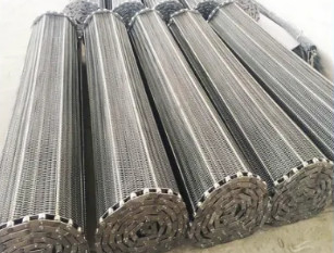 OEM الفولاذ المقاوم للصدأ وحدات شبكة أسلاك الحزام للناقل