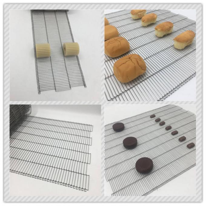 304 الفولاذ المقاوم للصدأ شبكة الغذاء حزام سلم سلسلة أنظمة النقل 4