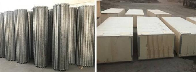 المجلفن حدوة الحصان يتوقف الفولاذ المقاوم للصدأ الحزام الناقل صافي الأسلاك 8