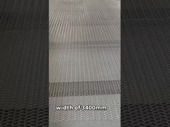 حزام شبكي متين من الفولاذ المقاوم للصدأ للناقلات الصناعية
